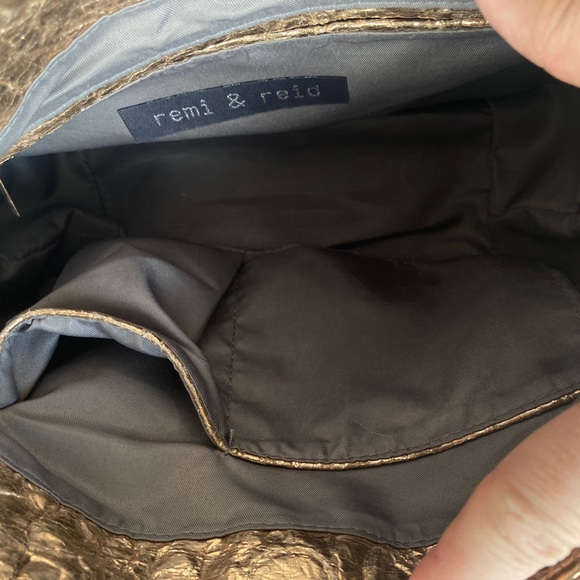 REMI / REID Vegan Rose Gold Handbag Purse NWT - Picture 4 of 4